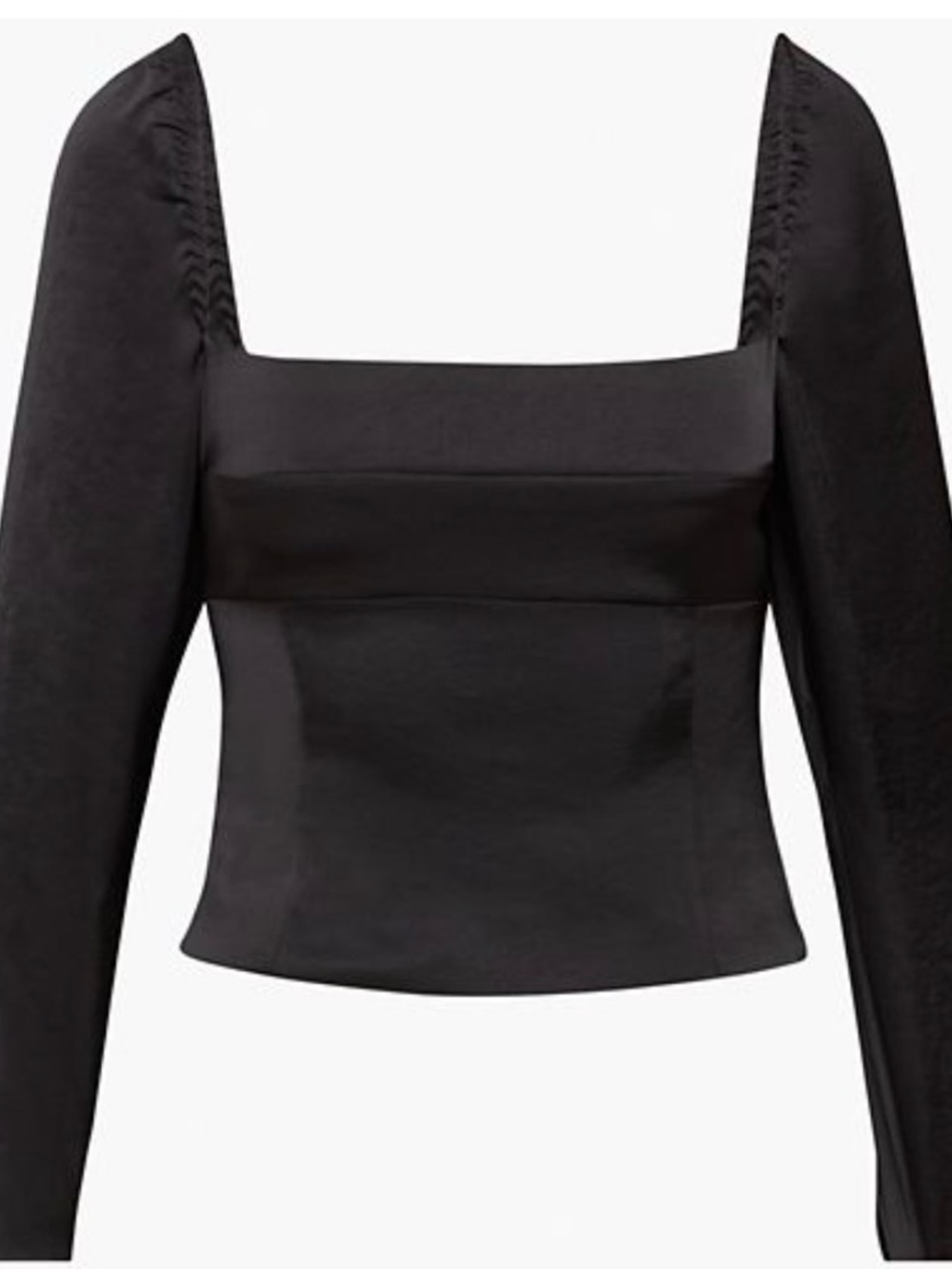 Aritzia Black Square Wilfred
Fate Blouse Long-Sleeve